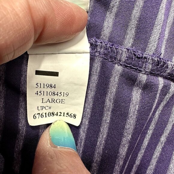 IZOD Golf Polo Mens Large Striped Lightweight - Picture 7 of 13